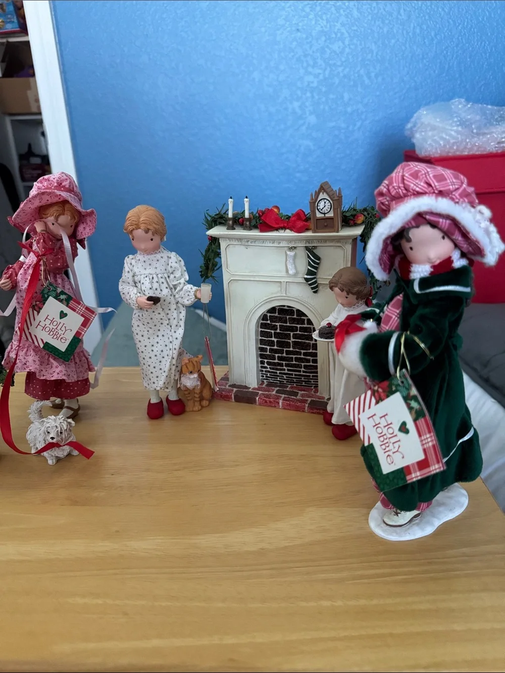 Holly Hobbie Christmas decor circa 2006